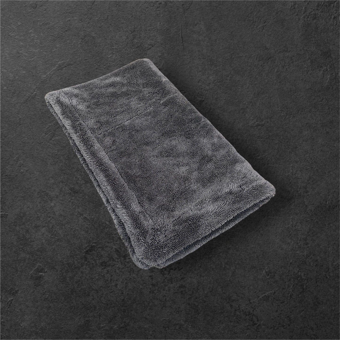 Grey Heavyweight One Pass Braided Drying Towel