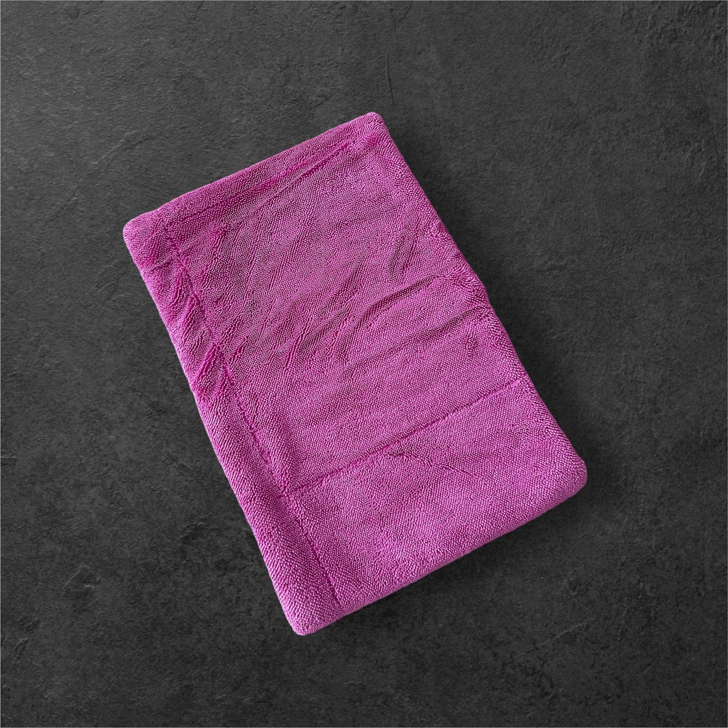 Purple Heavyweight One Pass Braided Drying Towel